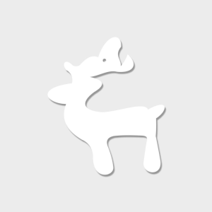 Sublimation Ornaments Blanks – DIY Elk Ornaments Crafts Gift