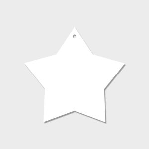 Sublimation Ornaments Blanks - DIY Star Ornaments Crafts Gift Christmas Decorations
