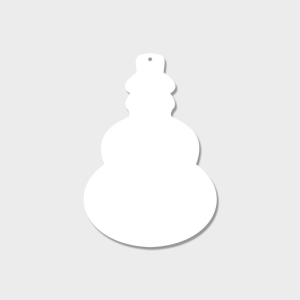 Sublimation Ornaments Blanks – DIY Snowman Ornaments Crafts Gift Christmas Decorations Metal Blank