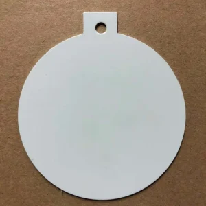 Sublimation Bookmark Blanks 4 Inch DIY Round Aluminum Metal Booksmarks1MM Thickness Ornaments for Double-Side Heat Transfer